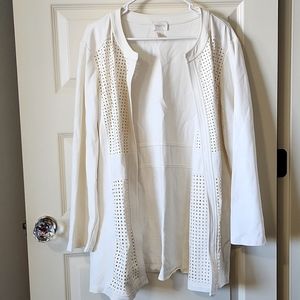 Chicos Off White Coat